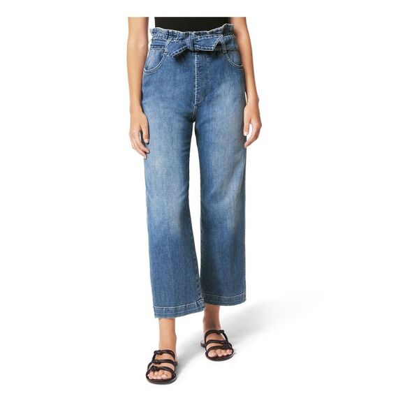 JOE'S Denim - JOE'S Womens Wide Leg Jeans Blue Belted Juniors 24 Waist